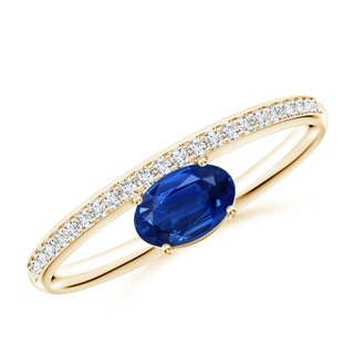 Oval AAA Blue Sapphire