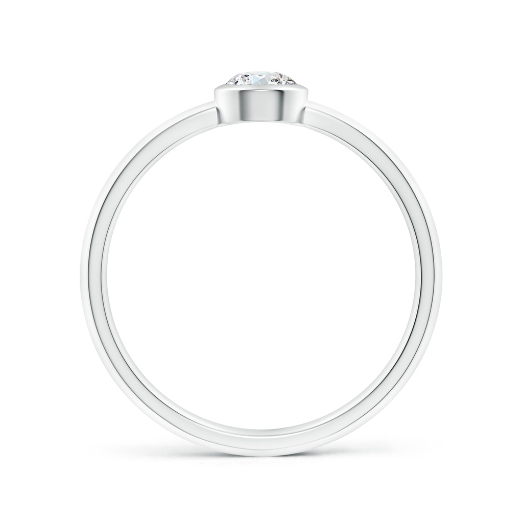 4.1mm GVS2 Classic Bezel-Set Round Diamond Solitaire Ring in P950 Platinum - side 199