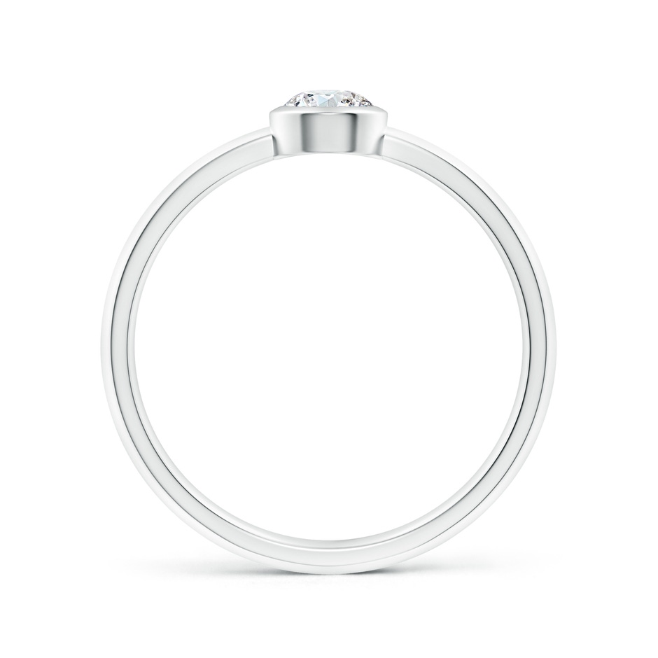 4.1mm GVS2 Classic Bezel-Set Round Diamond Solitaire Ring in P950 Platinum side 199