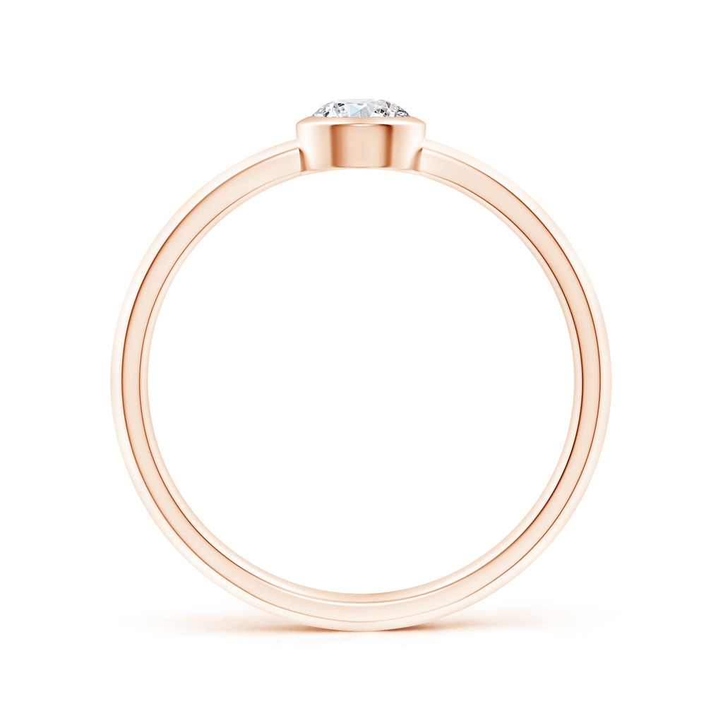 4.1mm GVS2 Classic Bezel-Set Round Diamond Solitaire Ring in Rose Gold - side 199