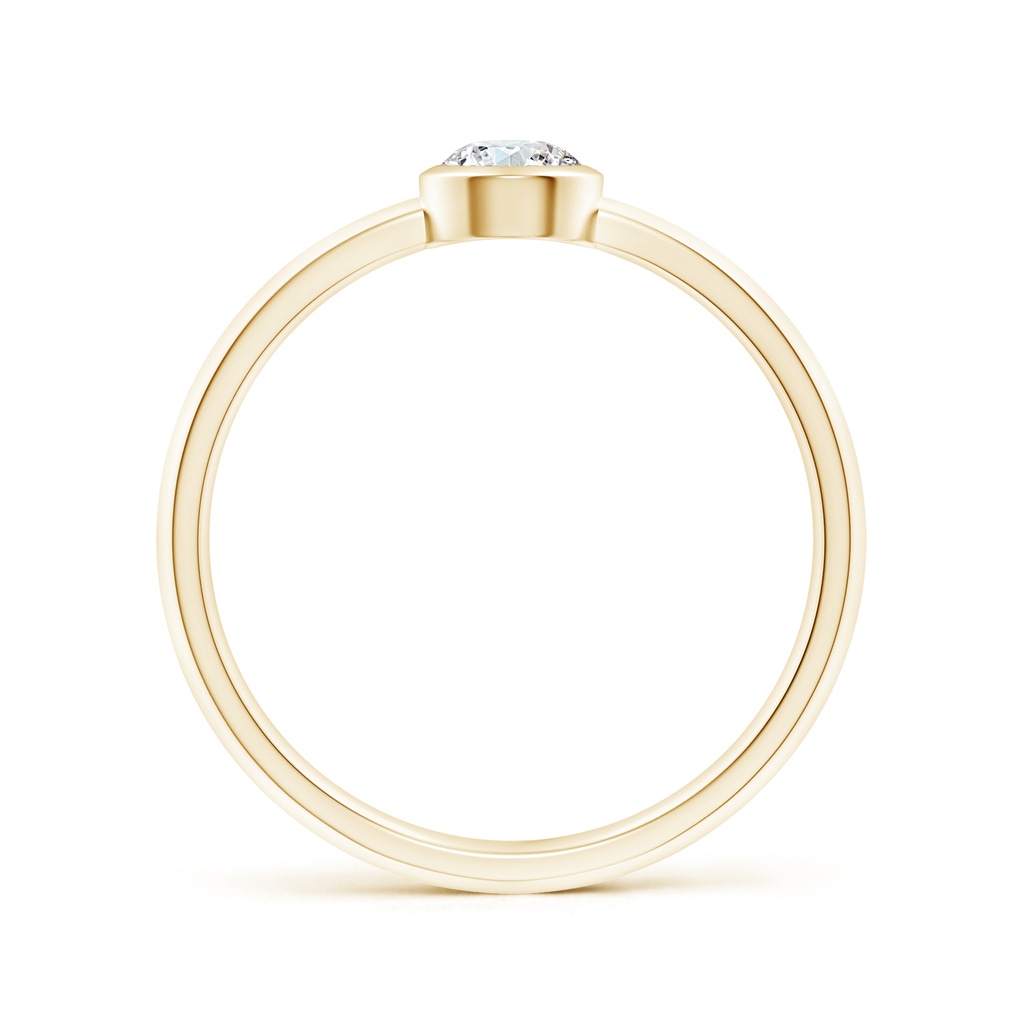 4.1mm GVS2 Classic Bezel-Set Round Diamond Solitaire Ring in Yellow Gold - side 199