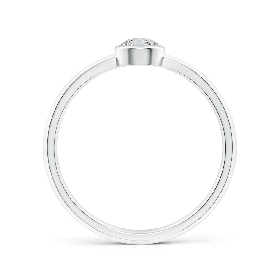 4.1mm HSI2 Classic Bezel-Set Round Diamond Solitaire Ring in White Gold side 199