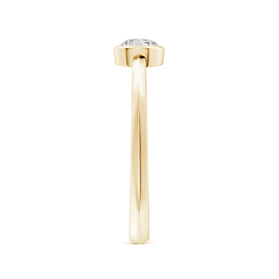 4.1mm HSI2 Classic Bezel-Set Round Diamond Solitaire Ring in Yellow Gold side 299