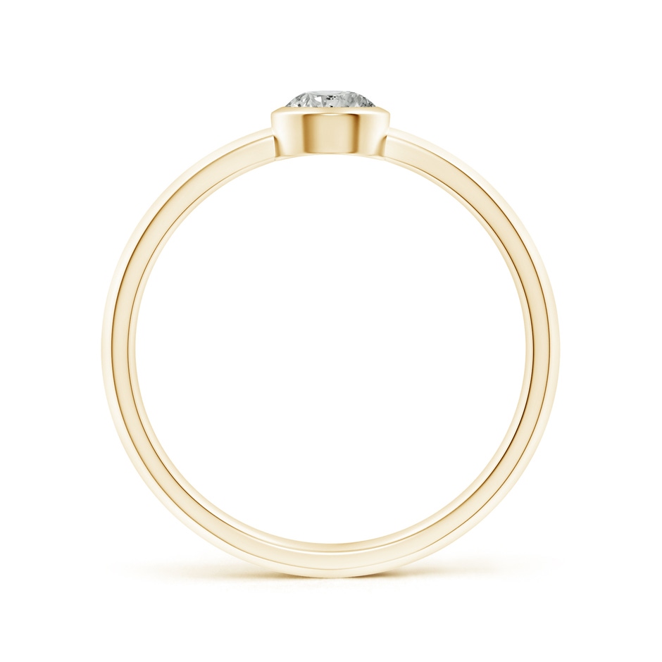4.1mm KI3 Classic Bezel-Set Round Diamond Solitaire Ring in Yellow Gold side 199