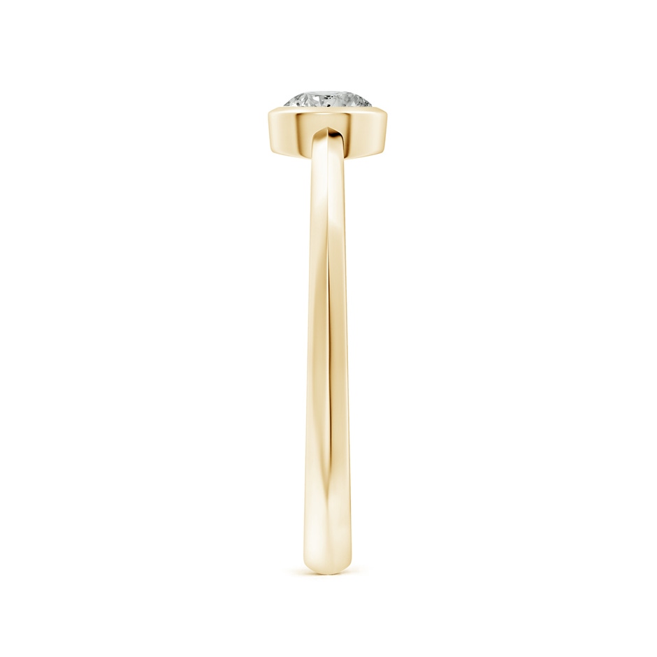 4.1mm KI3 Classic Bezel-Set Round Diamond Solitaire Ring in Yellow Gold side 299
