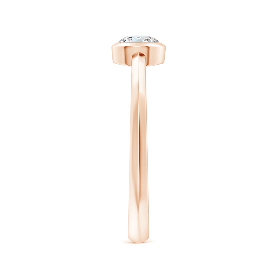 4.4mm GVS2 Classic Bezel-Set Round Diamond Solitaire Ring in Rose Gold side 299