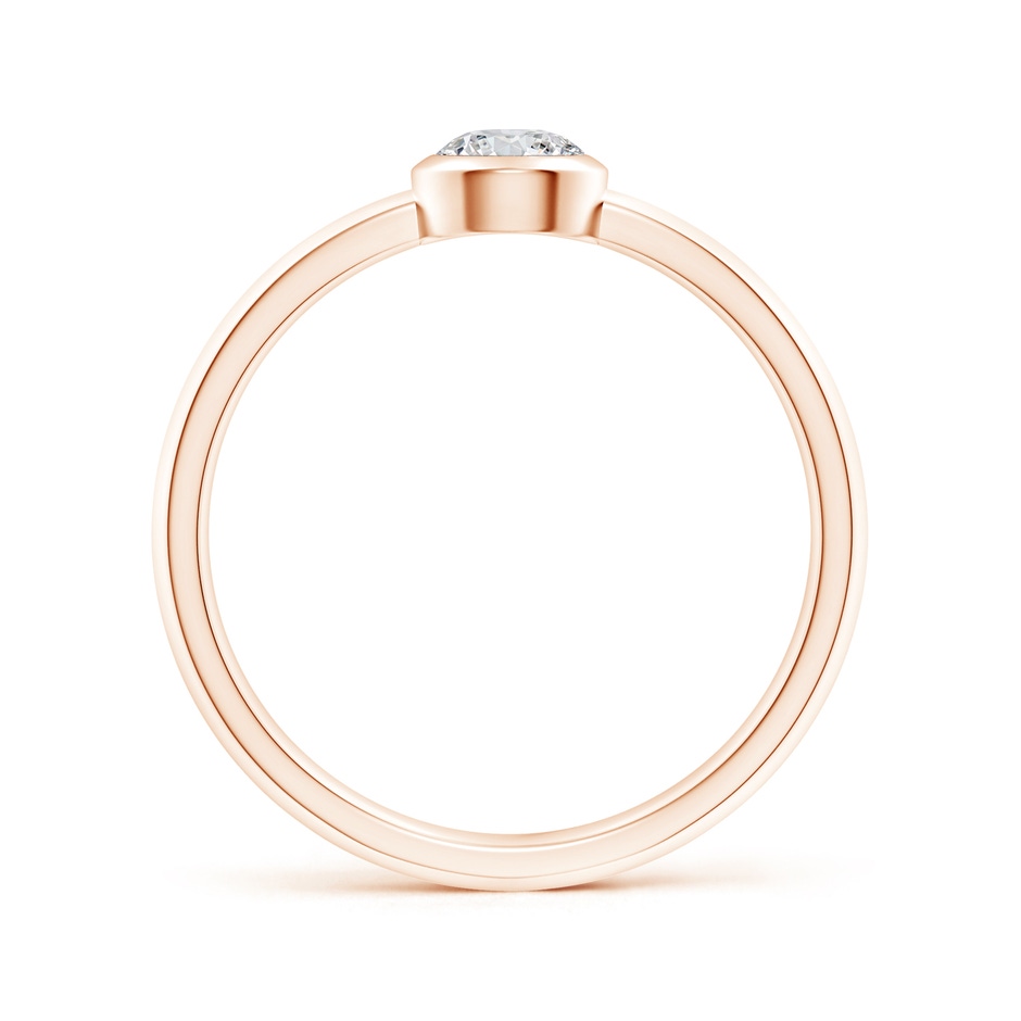 4.4mm HSI2 Classic Bezel-Set Round Diamond Solitaire Ring in Rose Gold side 199