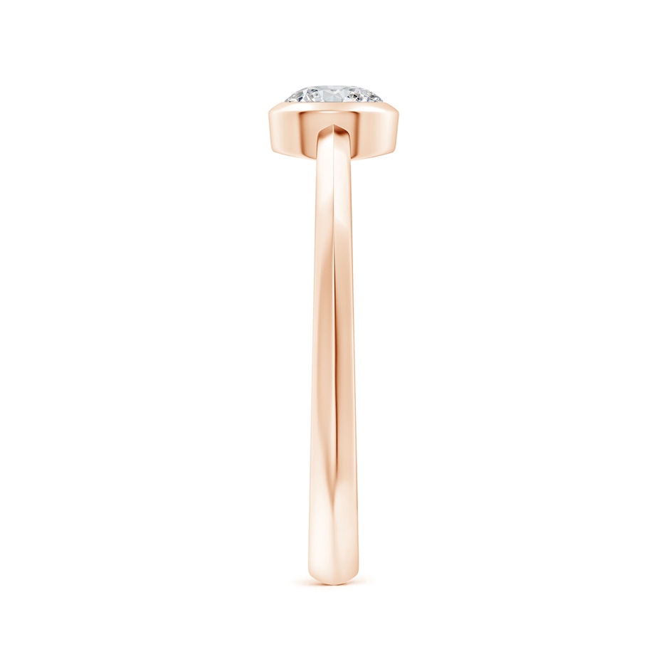 4.4mm HSI2 Classic Bezel-Set Round Diamond Solitaire Ring in Rose Gold side 299