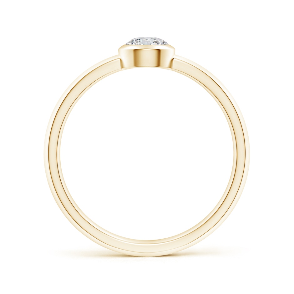 4.4mm HSI2 Classic Bezel-Set Round Diamond Solitaire Ring in Yellow Gold side 199