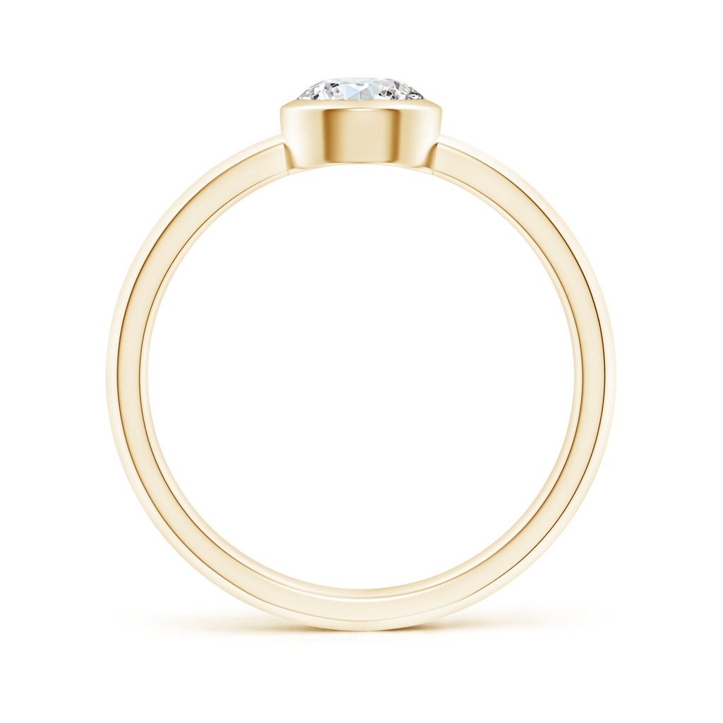 5.1mm GVS2 Classic Bezel-Set Round Diamond Solitaire Ring in Yellow Gold - side 199