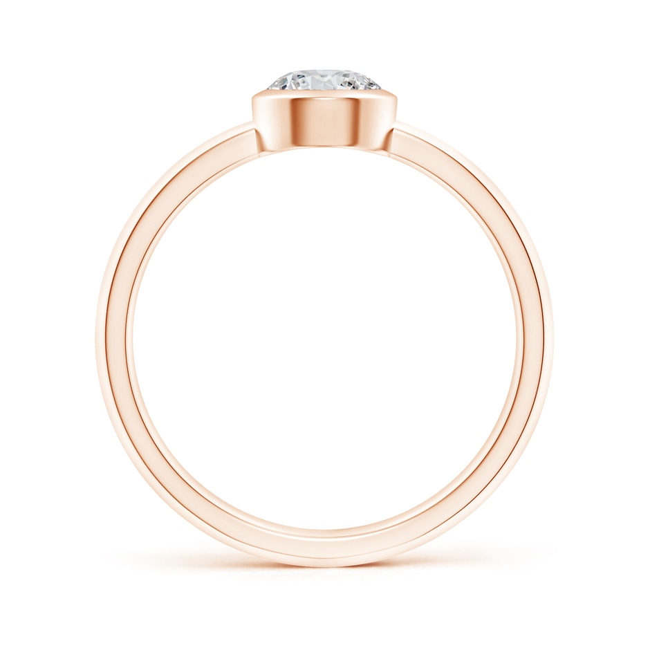 5.1mm HSI2 Classic Bezel-Set Round Diamond Solitaire Ring in Rose Gold side 199