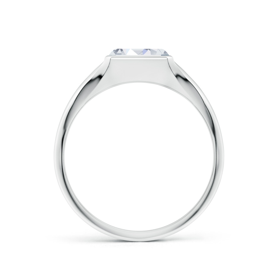 7x5mm GVS2 Emerald-Cut Diamond Signet Ring in P950 Platinum side 199
