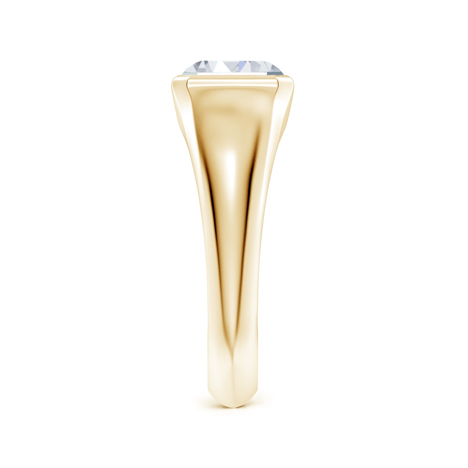 9x7mm GVS2 Emerald-Cut Diamond Signet Ring in Yellow Gold side 299