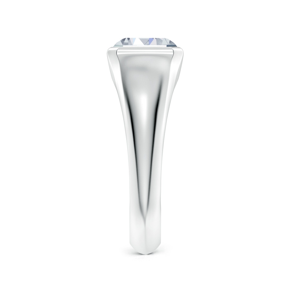 9x7mm HSI2 Emerald-Cut Diamond Signet Ring in P950 Platinum side 299