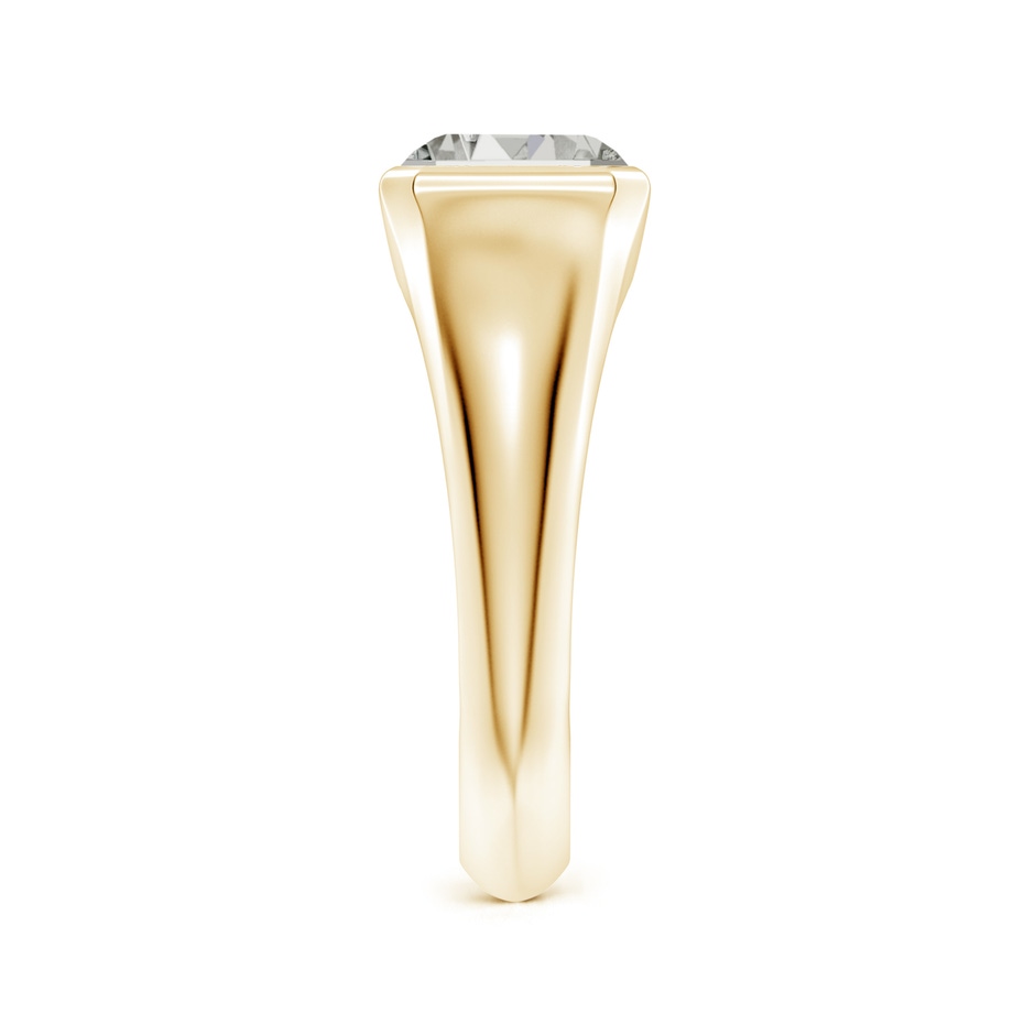 9x7mm KI3 Emerald-Cut Diamond Signet Ring in Yellow Gold side 299