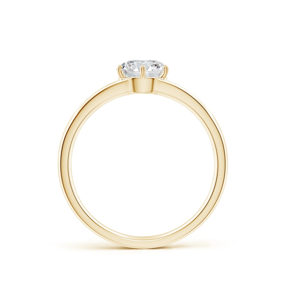 6mm HSI2 Round Diamond Engagement Ring with Accents in Yellow Gold side 199