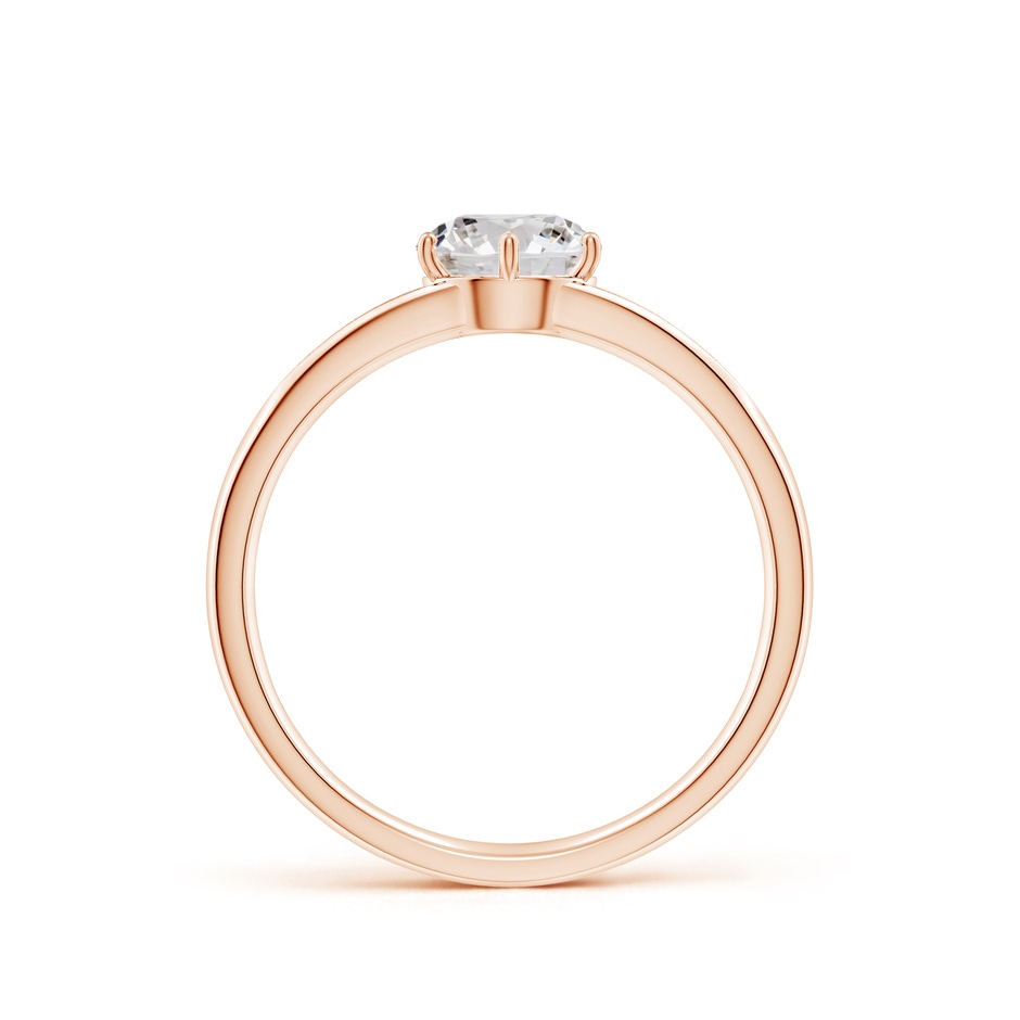 6mm IJI1I2 Round Diamond Engagement Ring with Accents in Rose Gold side 199