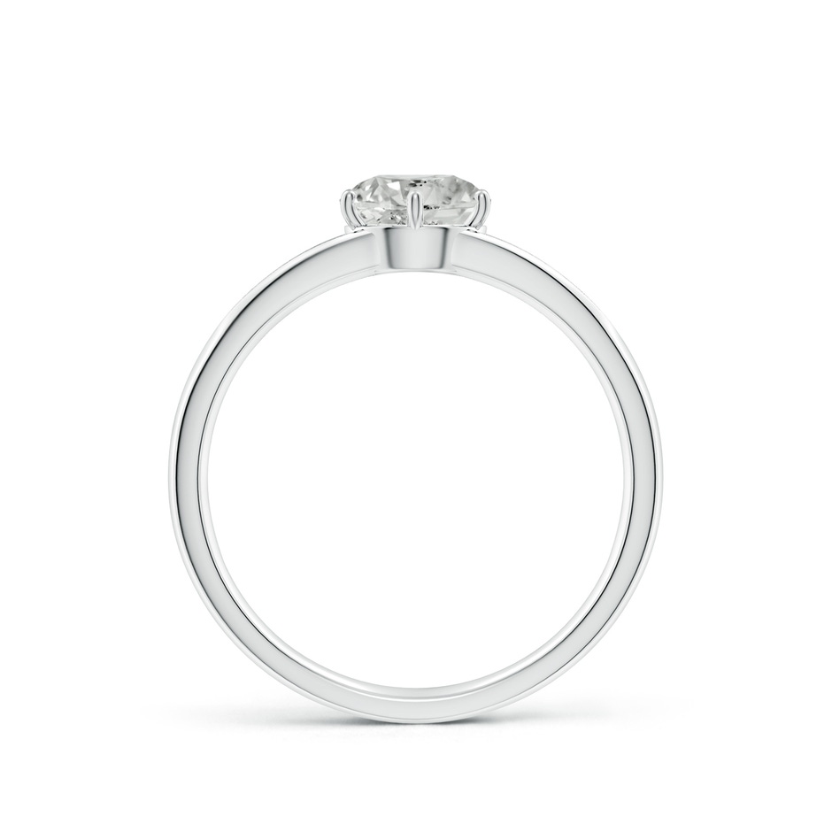 6mm KI3 Round Diamond Engagement Ring with Accents in White Gold side 199