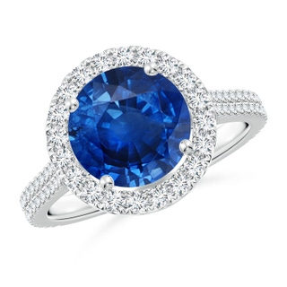 Round AAA Blue Sapphire