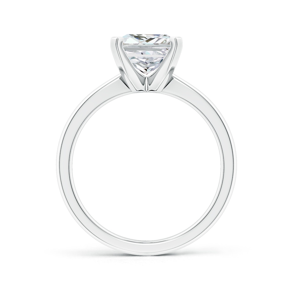 9.5x7.5mm HSI2 Radiant-Cut Diamond Reverse Tapered Shank Solitaire Engagement Ring in White Gold Side 199