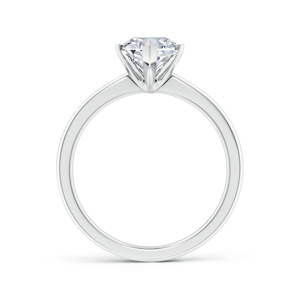 14x7mm HSI2 Marquise Diamond Reverse Tapered Shank Solitaire Engagement Ring in White Gold Side 199