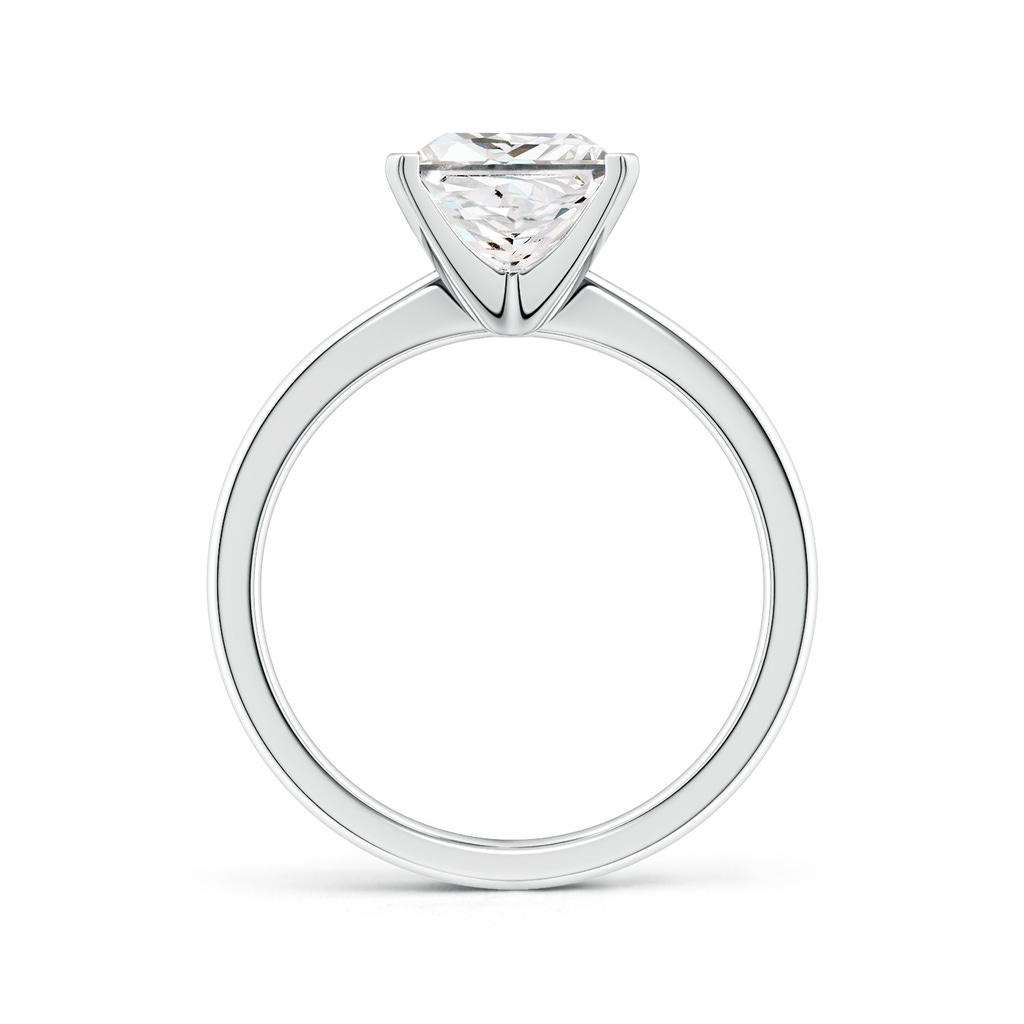 7.4mm GVS2 Princess-Cut Diamond Reverse Tapered Shank Solitaire Engagement Ring in P950 Platinum Side 199
