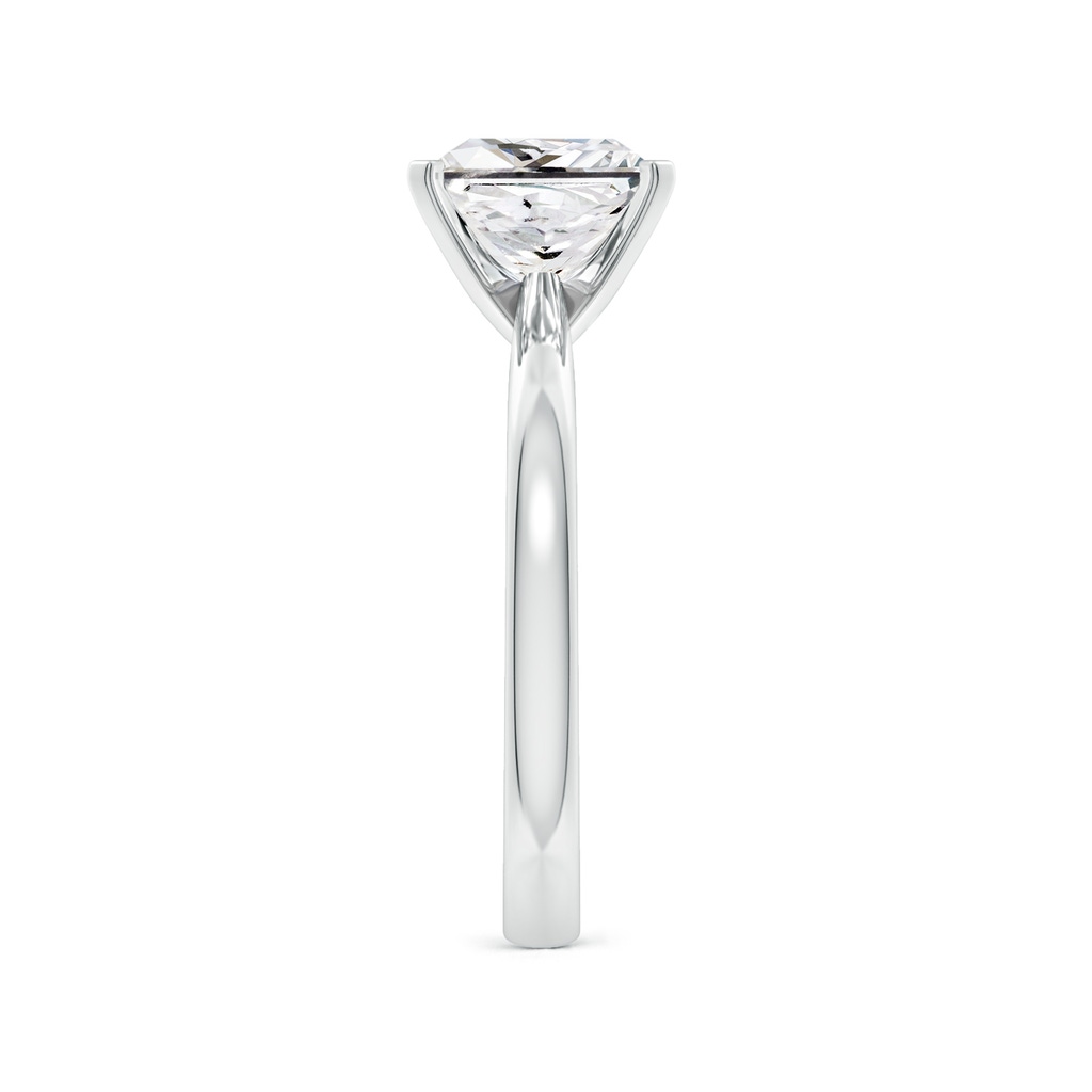 7.4mm HSI2 Princess-Cut Diamond Reverse Tapered Shank Solitaire Engagement Ring in White Gold Side 299
