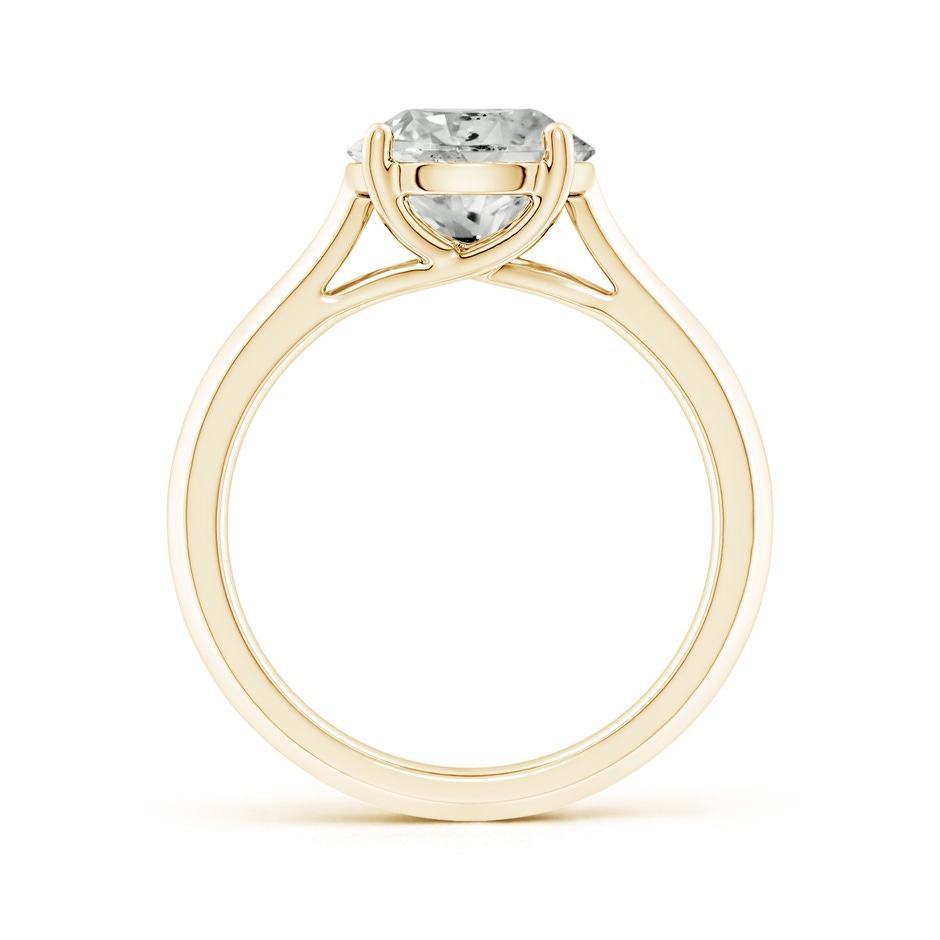8.9mm KI3 Round Diamond Knife-Edge Shank Trellis Engagement Ring in Yellow Gold side 199