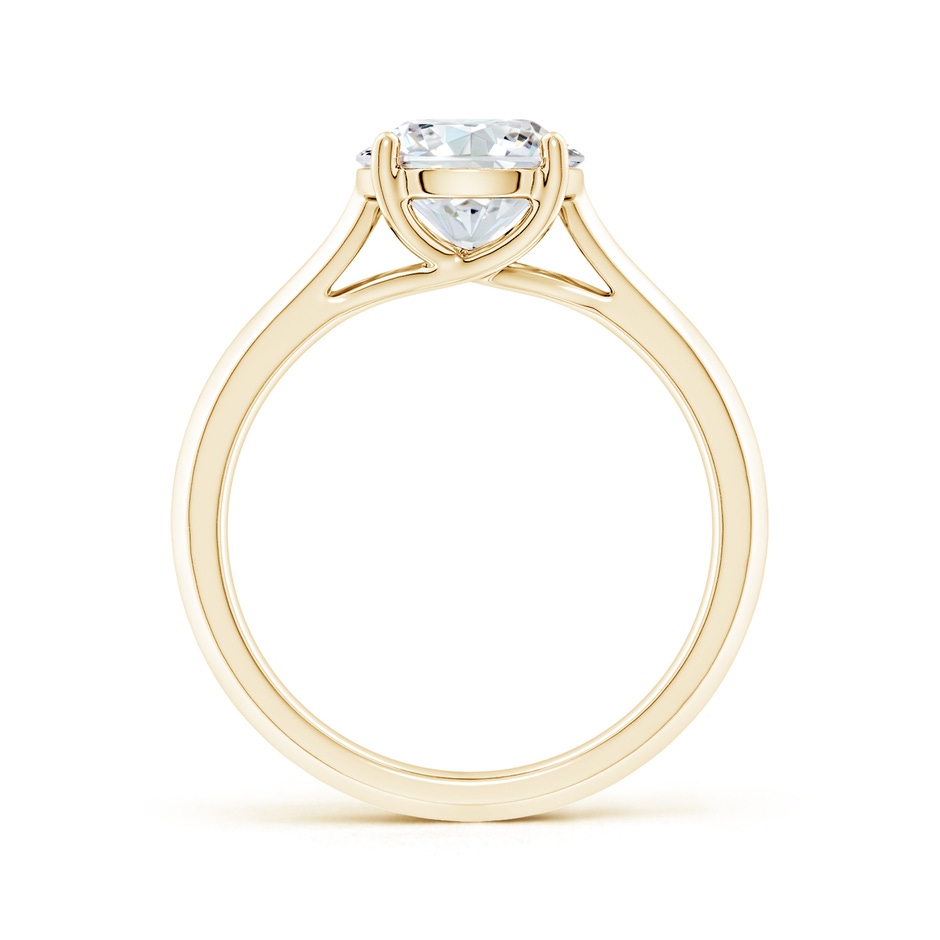 8mm GVS2 Round Diamond Knife-Edge Shank Trellis Engagement Ring in Yellow Gold side 199