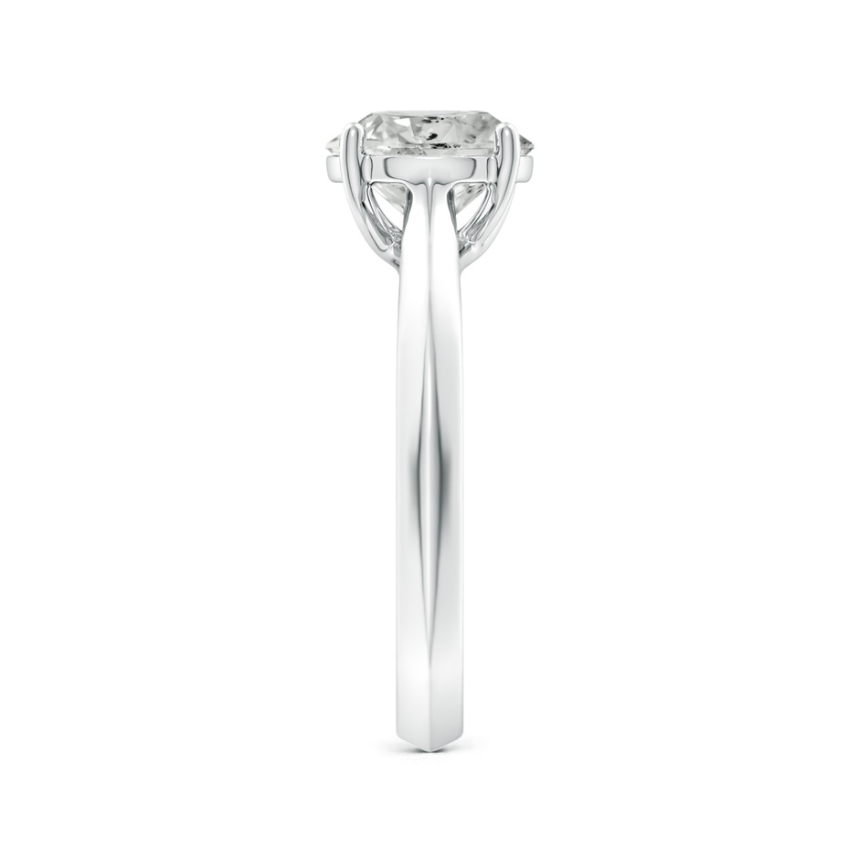 8mm KI3 Round Diamond Knife-Edge Shank Trellis Engagement Ring in P950 Platinum side 299