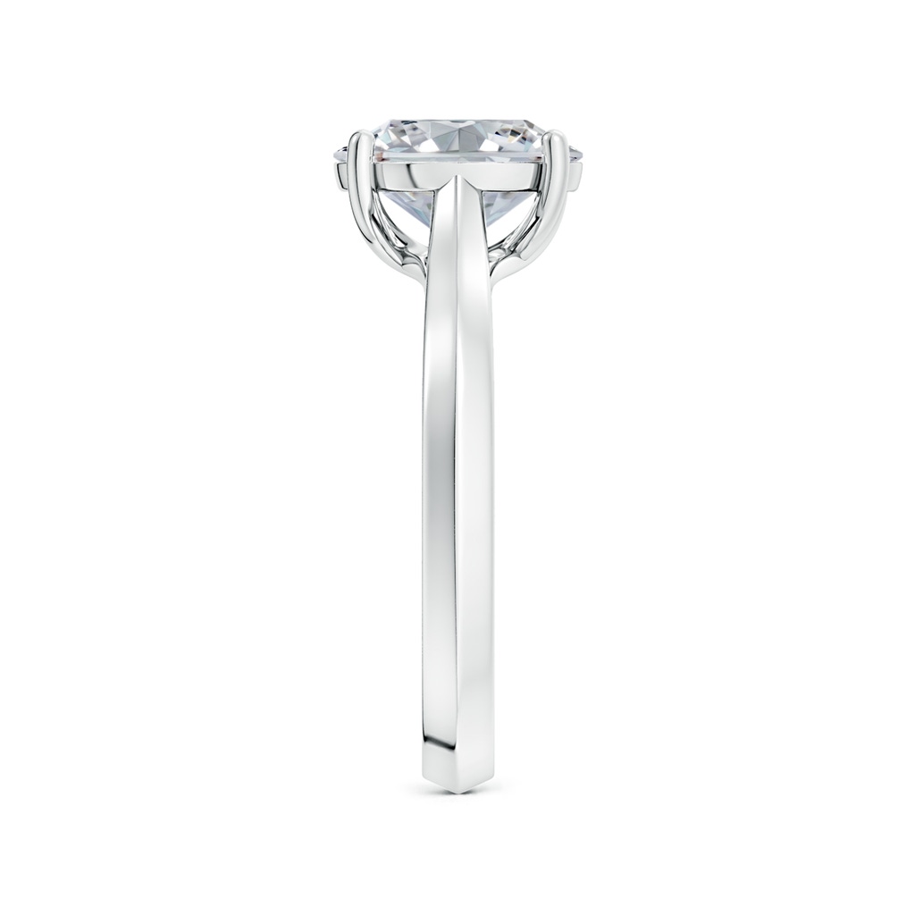 9x7mm HSI2 Oval Diamond Knife-Edge Shank Trellis Engagement Ring in White Gold Side 299
