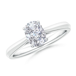 Cushion Rectangular Diamond Solitaire Rings