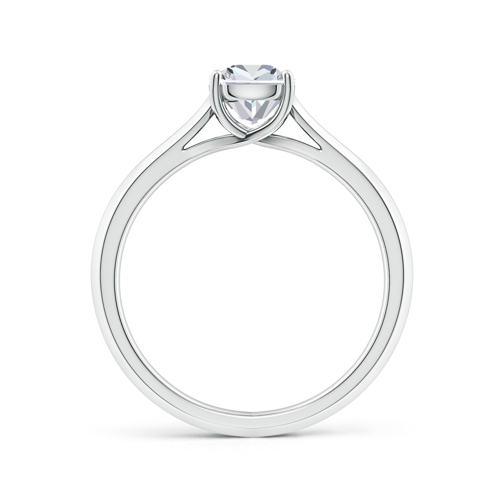 7.5x5.5mm HSI2 Cushion Rectangular Diamond Knife-Edge Shank Trellis Engagement Ring in White Gold - side 199