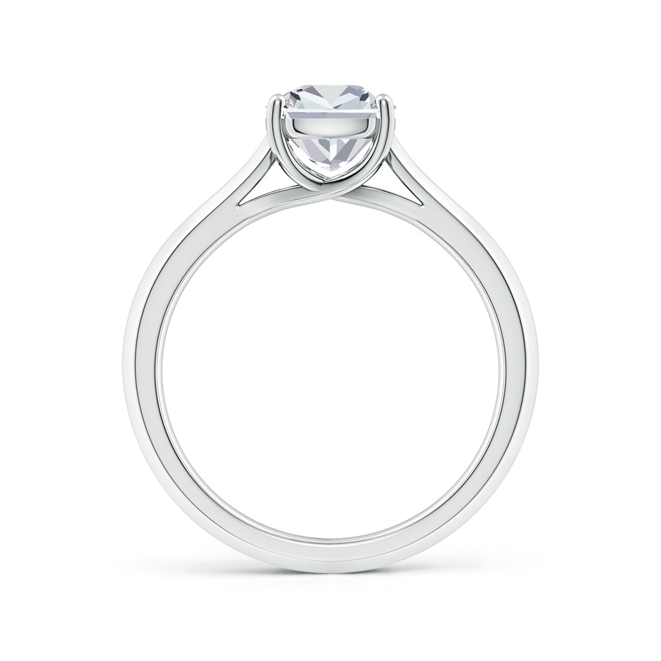 8.5x6.5mm HSI2 Cushion Rectangular Diamond Knife-Edge Shank Trellis Engagement Ring in P950 Platinum side 199