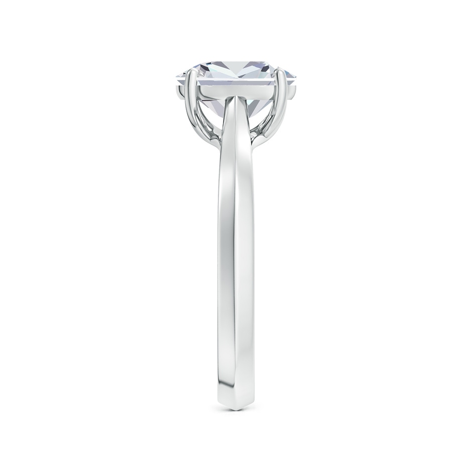 8.5x6.5mm HSI2 Cushion Rectangular Diamond Knife-Edge Shank Trellis Engagement Ring in P950 Platinum side 299