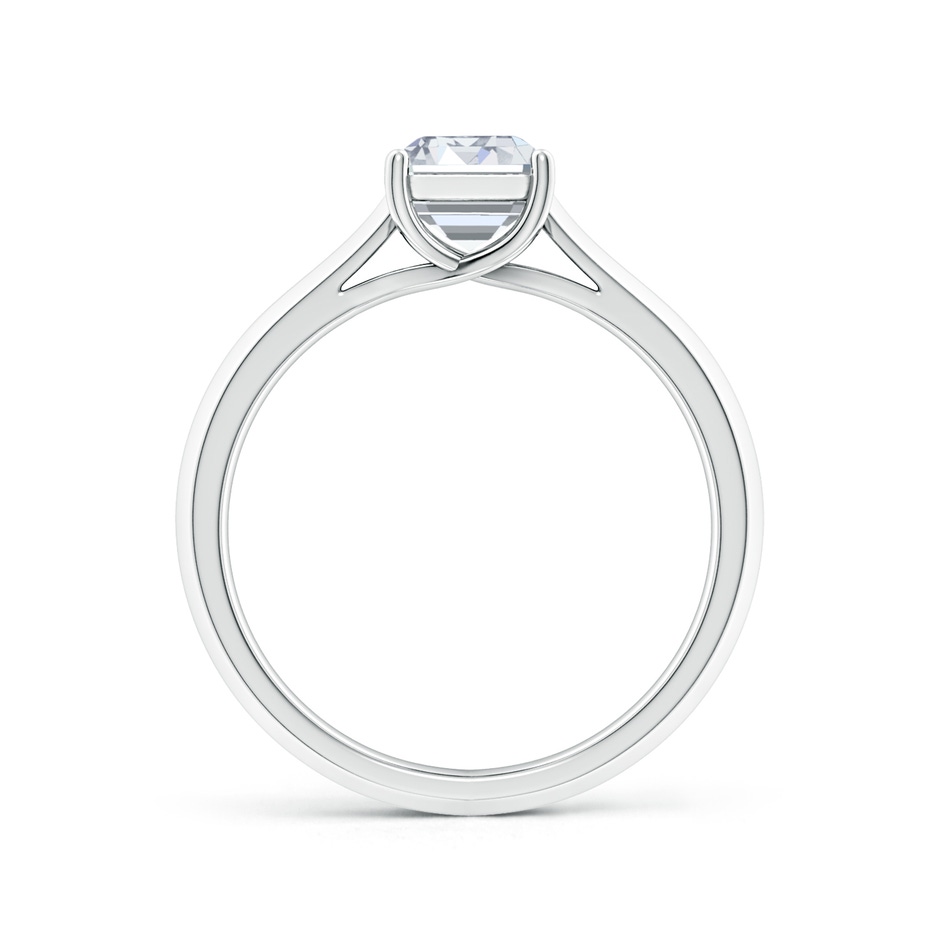 7.5x5.5mm GVS2 Emerald-Cut Diamond Knife-Edge Shank Trellis Engagement Ring in P950 Platinum side 199