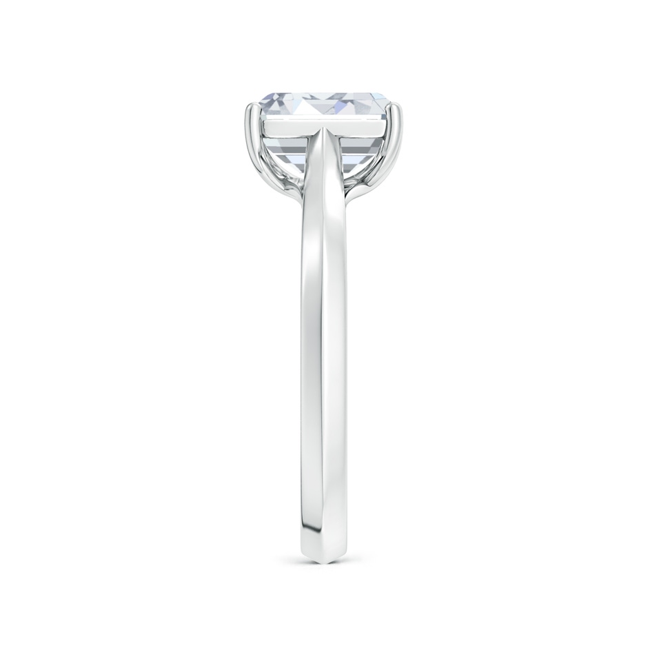 7.5x5.5mm GVS2 Emerald-Cut Diamond Knife-Edge Shank Trellis Engagement Ring in P950 Platinum side 299