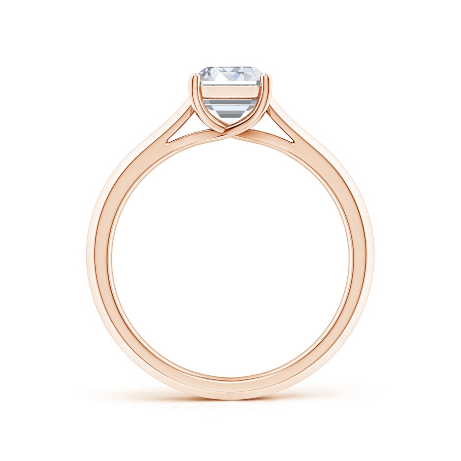7.5x5.5mm GVS2 Emerald-Cut Diamond Knife-Edge Shank Trellis Engagement Ring in Rose Gold side 199