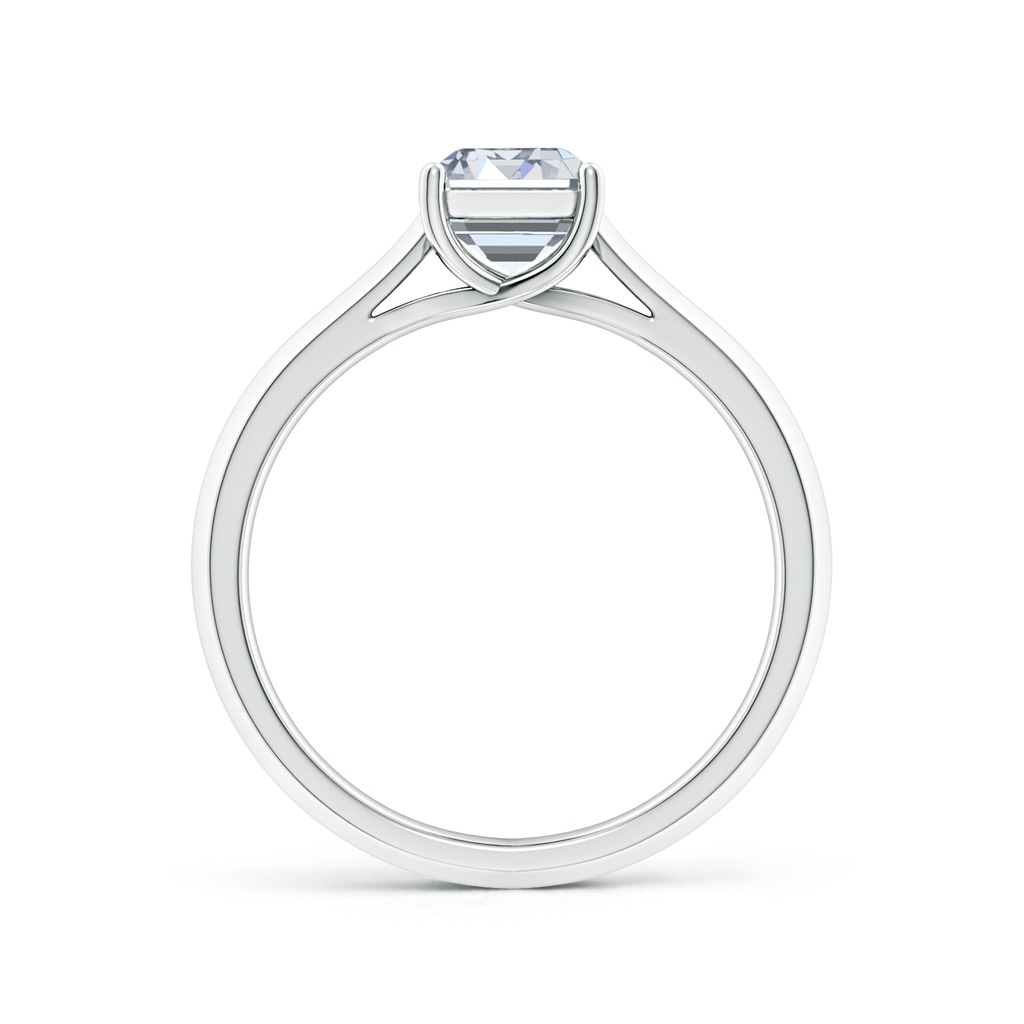 7.5x5.5mm HSI2 Emerald-Cut Diamond Knife-Edge Shank Trellis Engagement Ring in White Gold - side 199