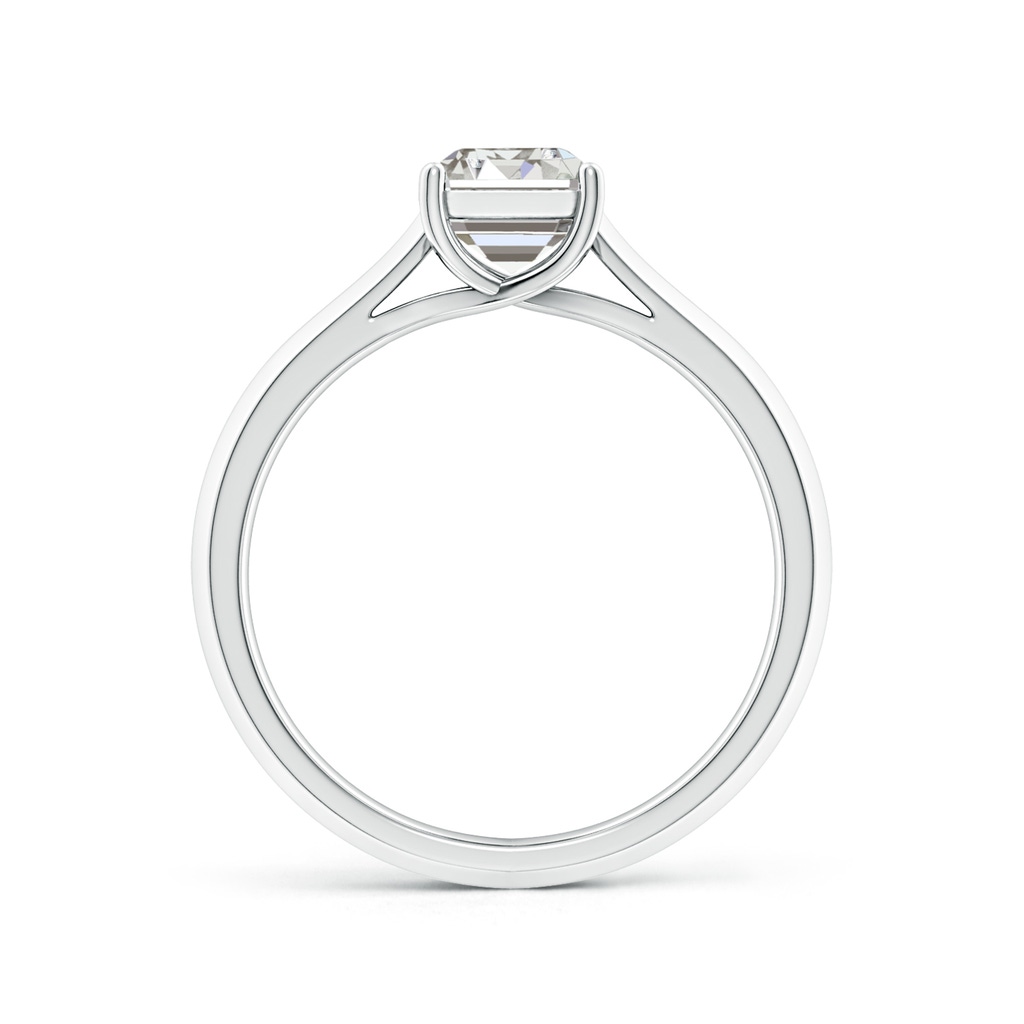 7.5x5.5mm IJI1I2 Emerald-Cut Diamond Knife-Edge Shank Trellis Engagement Ring in White Gold Side 199