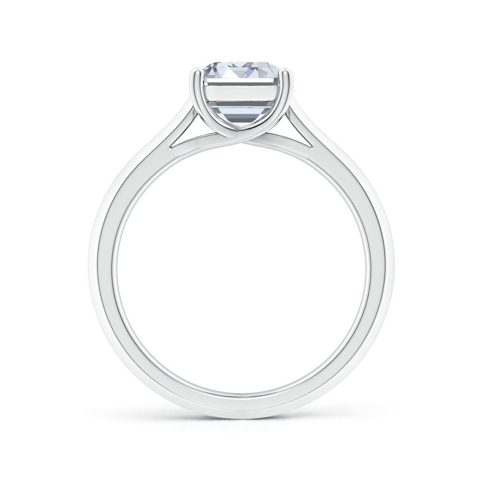 8.5x6.5mm HSI2 Emerald-Cut Diamond Knife-Edge Shank Trellis Engagement Ring in P950 Platinum side 199