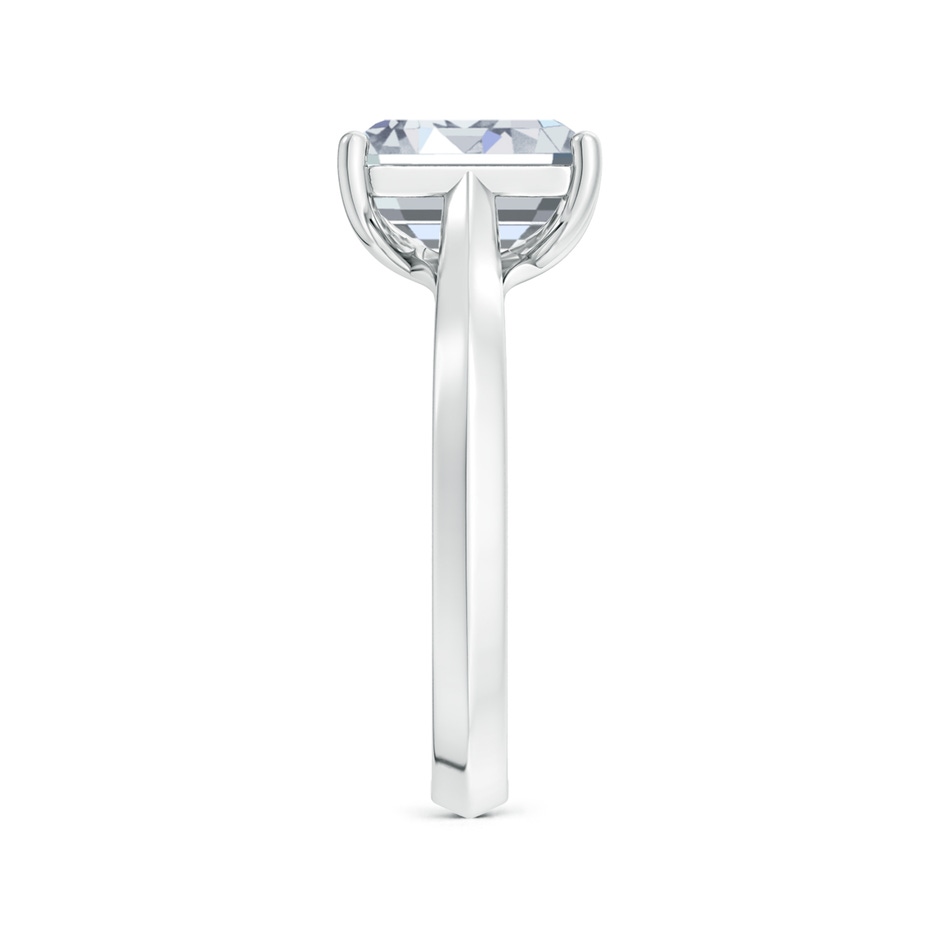 8.5x6.5mm HSI2 Emerald-Cut Diamond Knife-Edge Shank Trellis Engagement Ring in P950 Platinum side 299