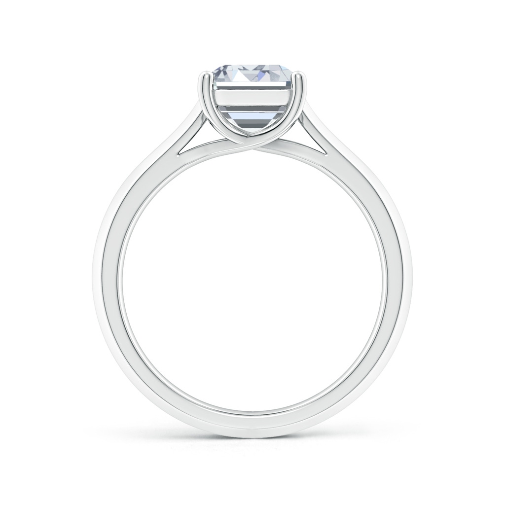 8.5x6.5mm HSI2 Emerald-Cut Diamond Knife-Edge Shank Trellis Engagement Ring in White Gold Side 199