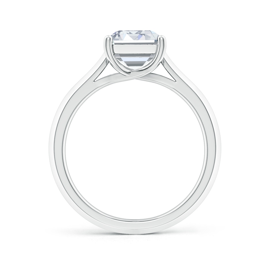 9x7mm GVS2 Emerald-Cut Diamond Knife-Edge Shank Trellis Engagement Ring in P950 Platinum side 199