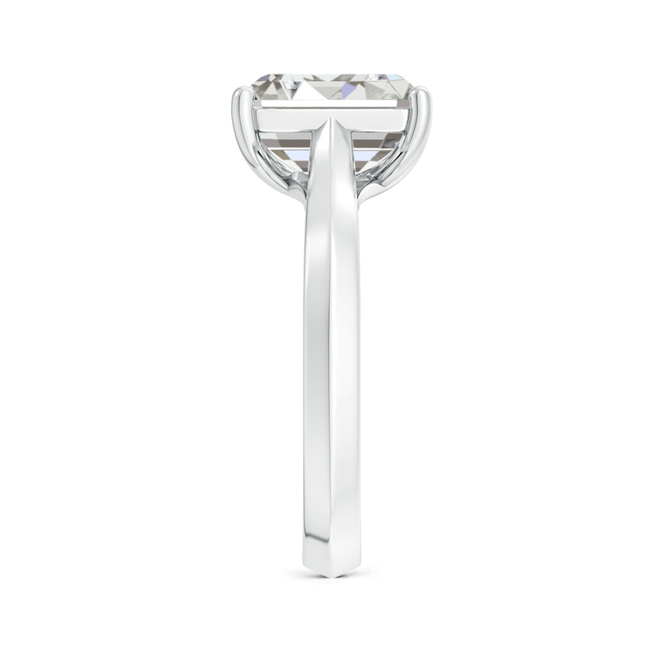 9x7mm IJI1I2 Emerald-Cut Diamond Knife-Edge Shank Trellis Engagement Ring in P950 Platinum side 299