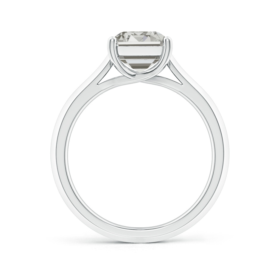 9x7mm KI3 Emerald-Cut Diamond Knife-Edge Shank Trellis Engagement Ring in P950 Platinum side 199