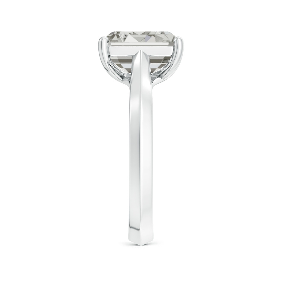 9x7mm KI3 Emerald-Cut Diamond Knife-Edge Shank Trellis Engagement Ring in P950 Platinum side 299