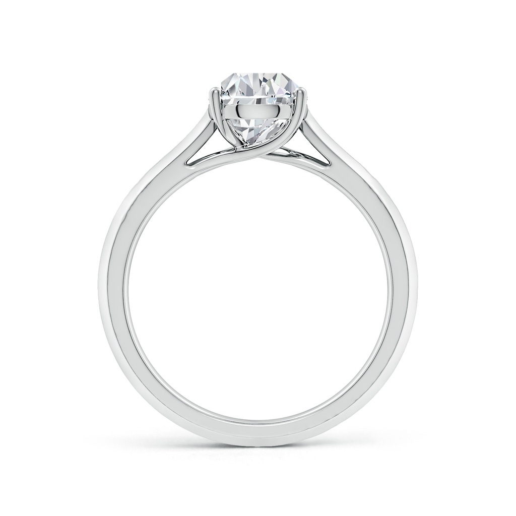 8.5x6.5mm HSI2 Pear Diamond Knife-Edge Shank Trellis Engagement Ring in White Gold - side 199