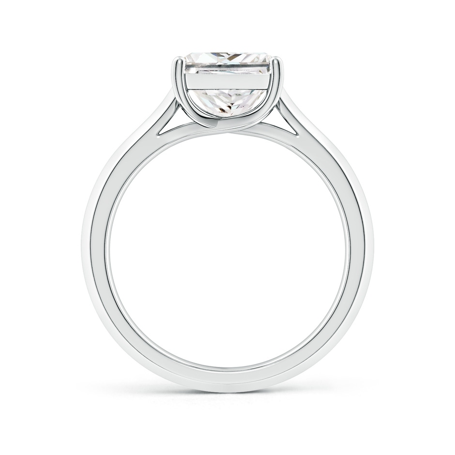 7.4mm GVS2 Princess-Cut Diamond Knife-Edge Shank Trellis Engagement Ring in P950 Platinum side 199