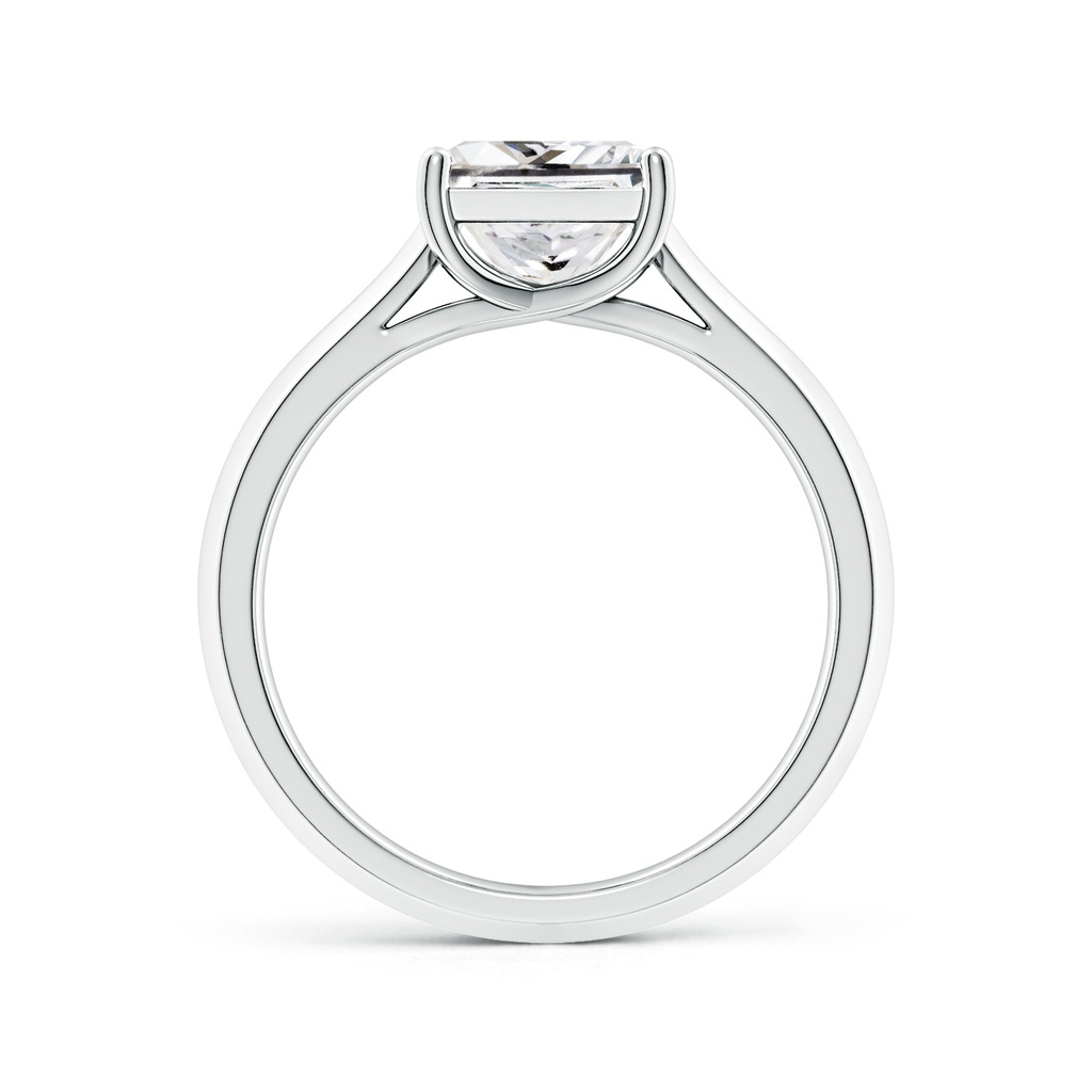 7mm HSI2 Princess-Cut Diamond Knife-Edge Shank Trellis Engagement Ring in White Gold Side 199